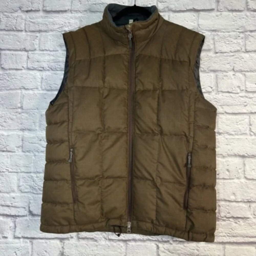 Ibex puff Men's Brown Quilted goose Vest